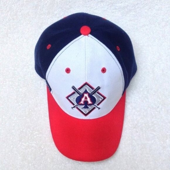 Baseball Bats Ace Spade White Blue Red Hat Unisex Baseball Hat Game Outdoor - Picture 5 of 7